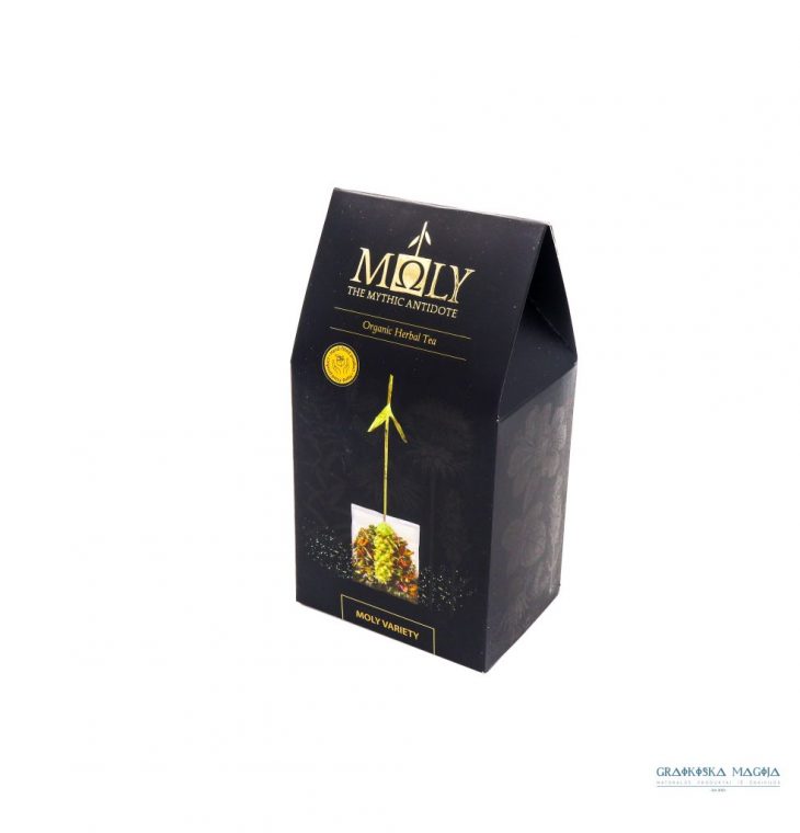 Ekologiškų žolelių arbatų asorti "Moly Variety", 20 g.