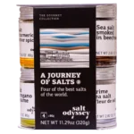 Gurmano rinkinys „Keturios pasaulyje geriausios druskos“, 4x80 g.