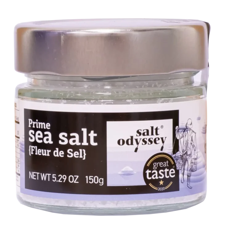 Jūros druska "Fleur de sel", 150 g.
