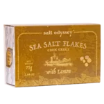 Jūros druskos dribsniai su citrina, 75 g.