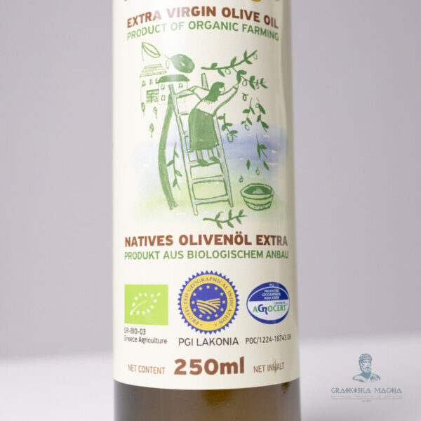 Ekologiškas alyvuogių aliejus „Myrtoo“, 250 ml