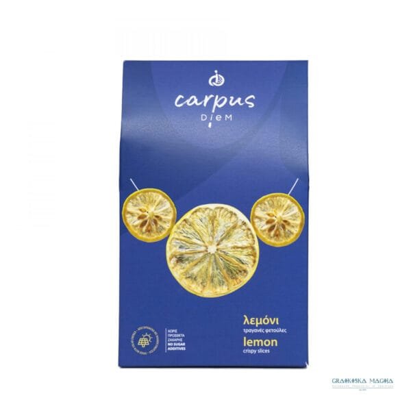 Traškūs citrinų griežinėliai, 40 g.