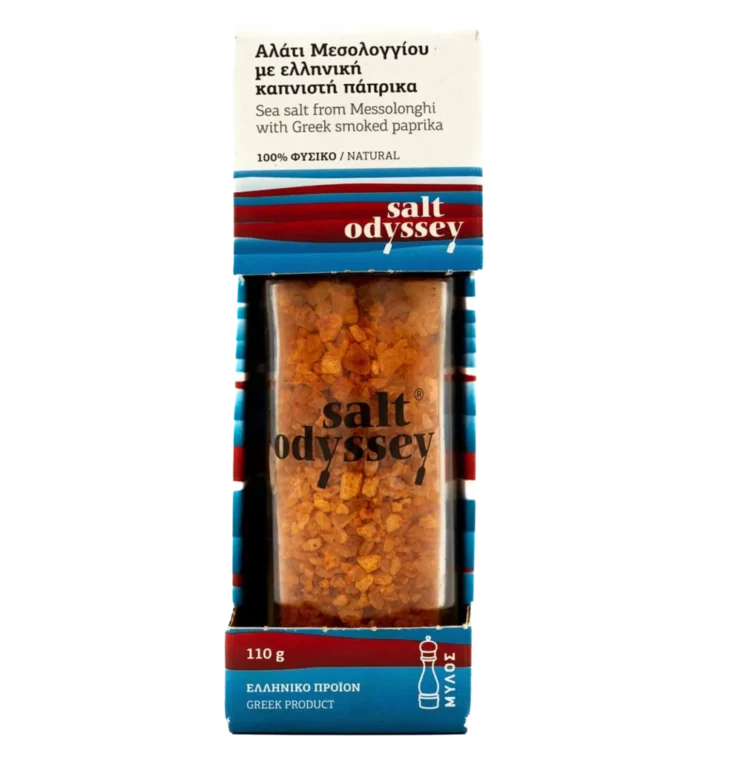 Rupi jūros druska su rūkyta paprika, 110 g.