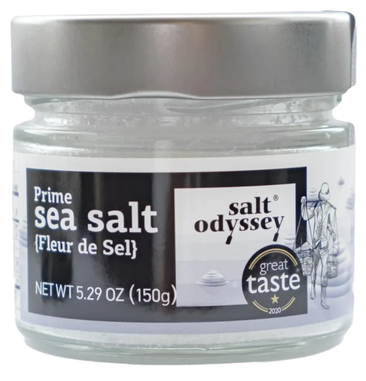 Jūros druska "Fleur de sel", 150 g.