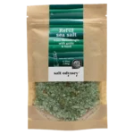 Rupios jūros druskos papildymas su česnaku ir baziliku (malūnams), 180 g.