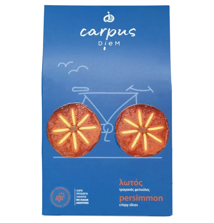 Traškūs persimonų griežinėliai, 100 g.