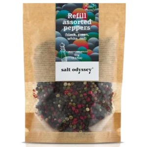 Pipirų asorti papildymas, 80 g. (malūnams)