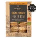 Ekologiškos saulėjė džiovintos KYMI figos, 225 g.