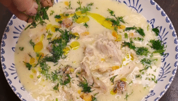 avgolemono avgolemono receptas