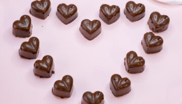 šokoladiniai saldainiai Šokoladiniai saldainiai Valentino dienai - receptas
