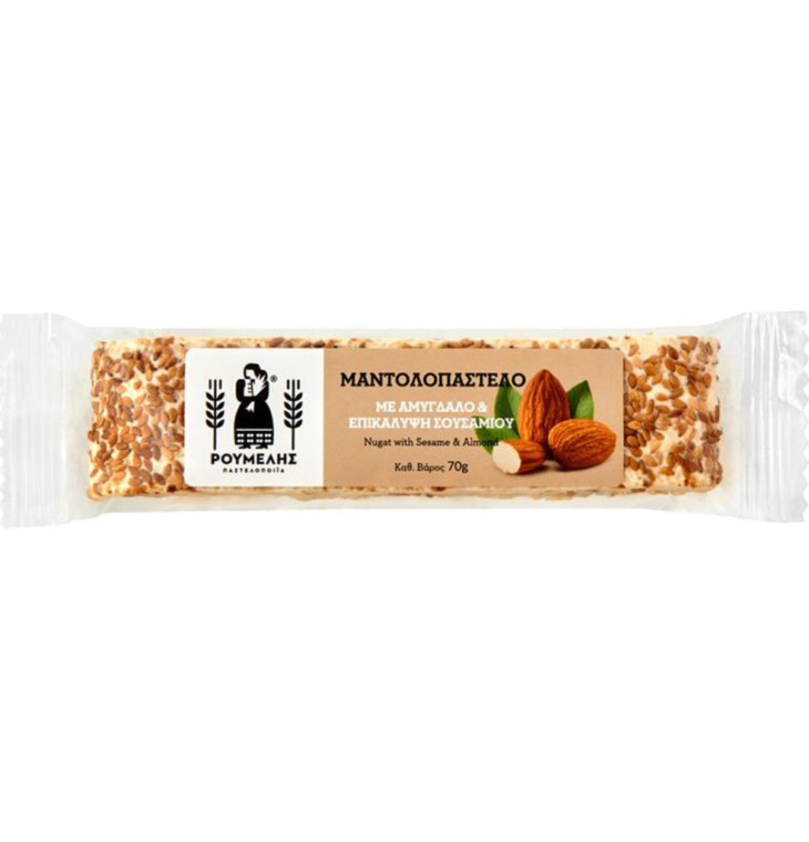 Nuga su migdolais ir sezamais, 70 g