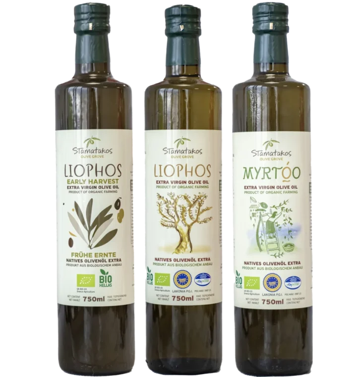 Ekologiškų alyvuogių aliejų rinkinys 3x750 ml