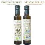 Ekologiškų alyvuogių aliejų rinkinys 2x250 ml