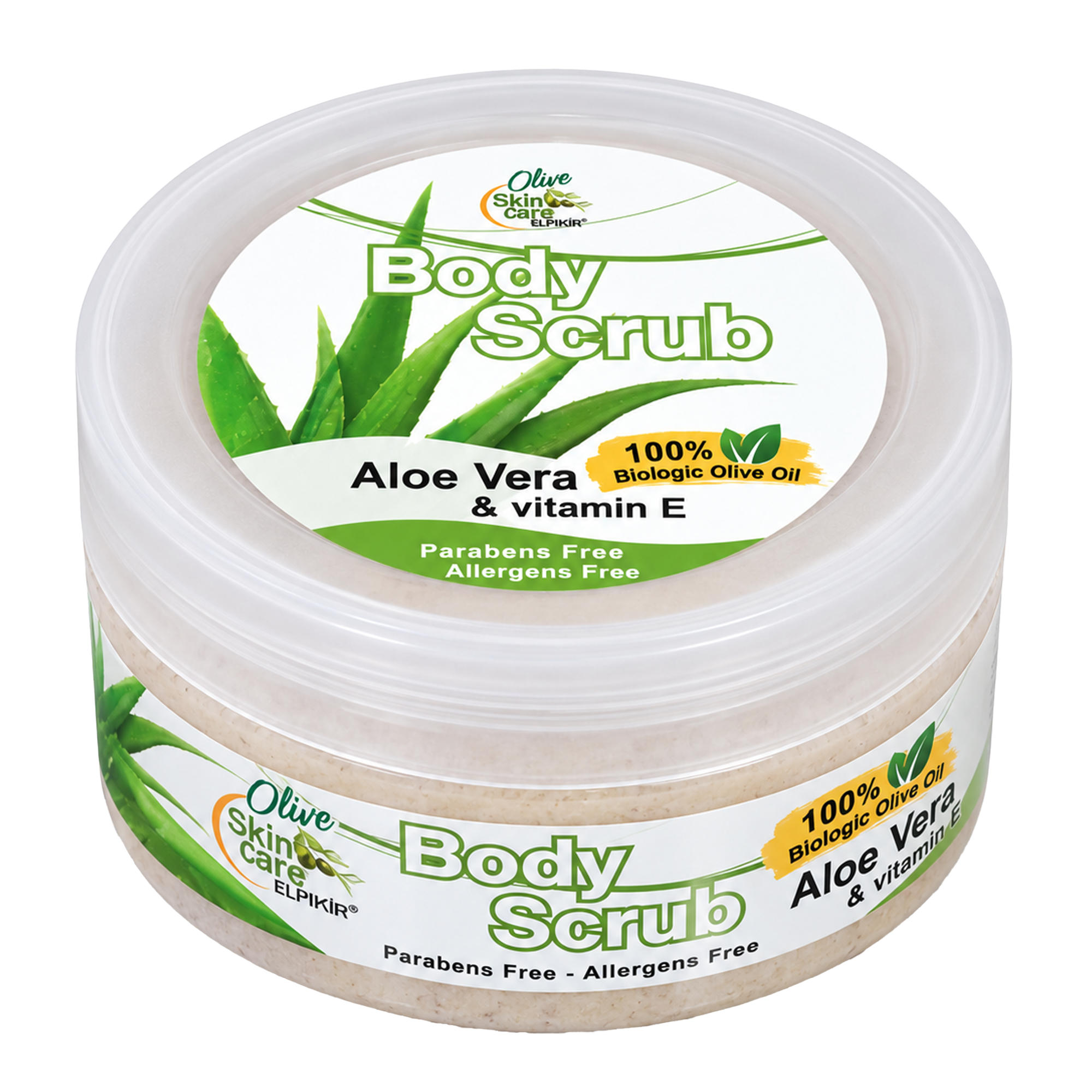 body scrub aloe