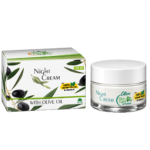 Naktinis veido kremas su alyvuogių aliejumi, 50 ml